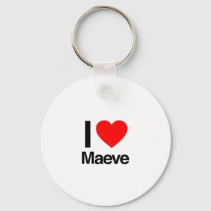 i love maeve key ring
