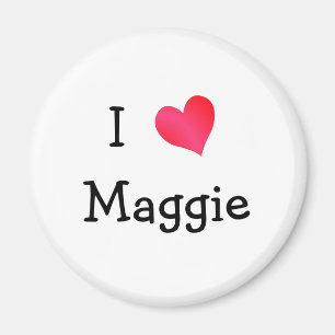 I Love Maggie Magnet