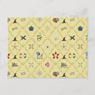 "I Love Magic" Diamond Pattern Postcard