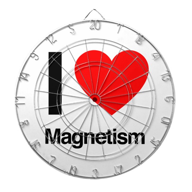 i love magnetism dartboard (Front)
