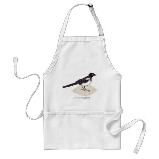 I love magpies - apron