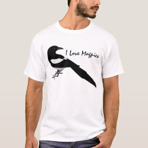 I Love Magpies T-Shirt