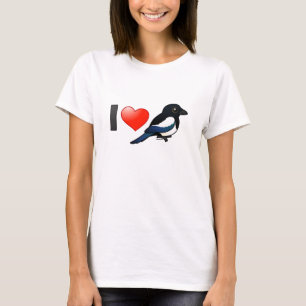 I Love Magpies T-Shirt