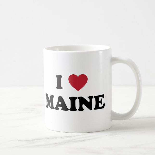 I Love Maine Coffee Mug (Right)