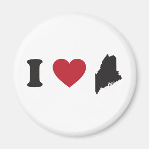 I Love Maine Magnet