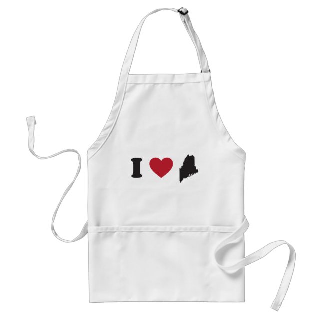 I Love Maine Standard Apron (Front)
