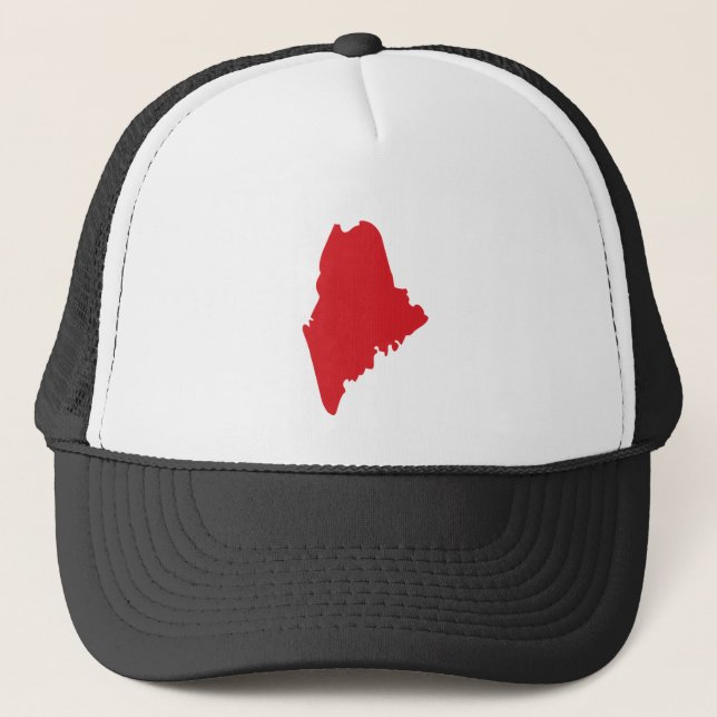 I Love Maine Trucker Hat (Front)