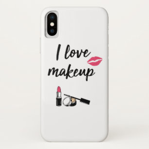 I Love Makeup iPhone X Case