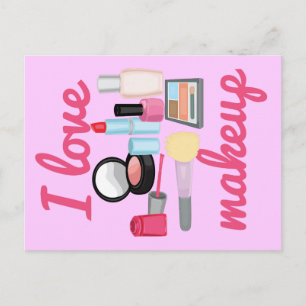 I love makeup Postcards