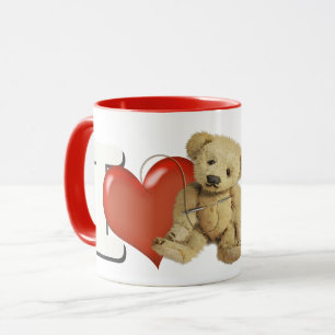 I Love Making Bears Personalised Mug