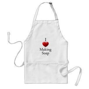 I Love Making Soap Apron