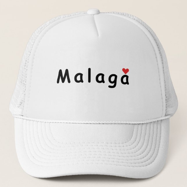 I love Malaga Trucker Hat (Front)