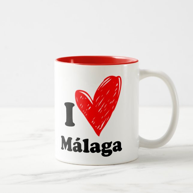 I love Málaga Two-Tone Coffee Mug (Right)