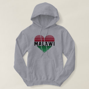 I Love Malawi, Malawian Heart Hoodie