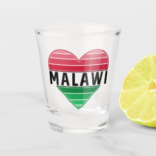 I Love Malawi, Malawian Heart Shot Glass