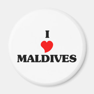 I Love Maldives Magnet