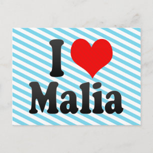 I love Malia Postcard