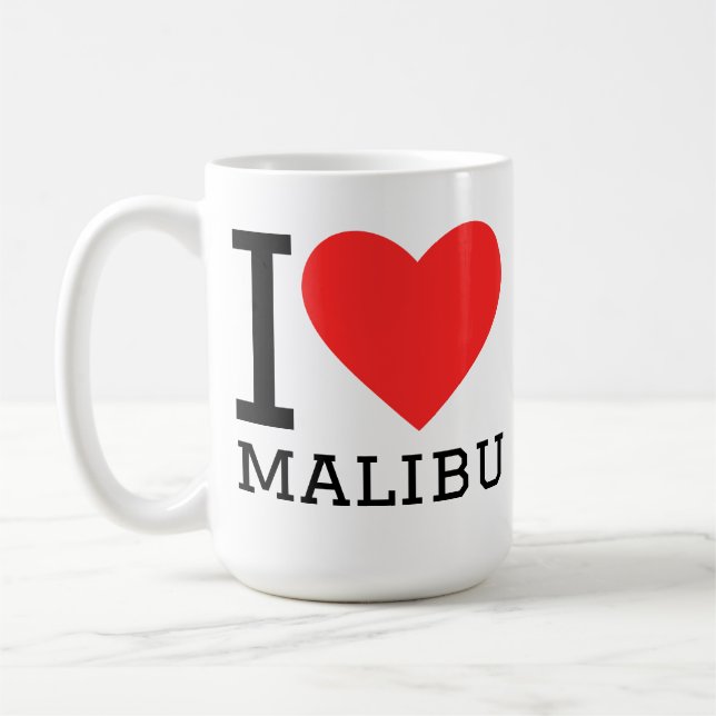 I love malibu  coffee mug (Left)