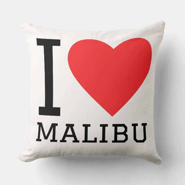 I love malibu  cushion (Front)