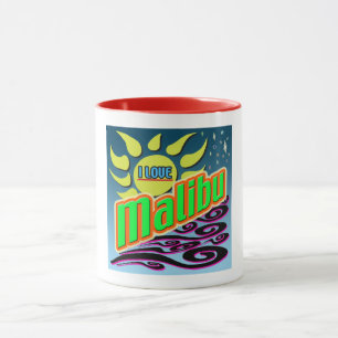 "I LOVE Malibu" Night Sunshine" Mug! Mug