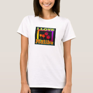 I LOVE Malibu Palm Trees in the Box T-Shirt
