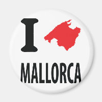I love Mallorca contour icon