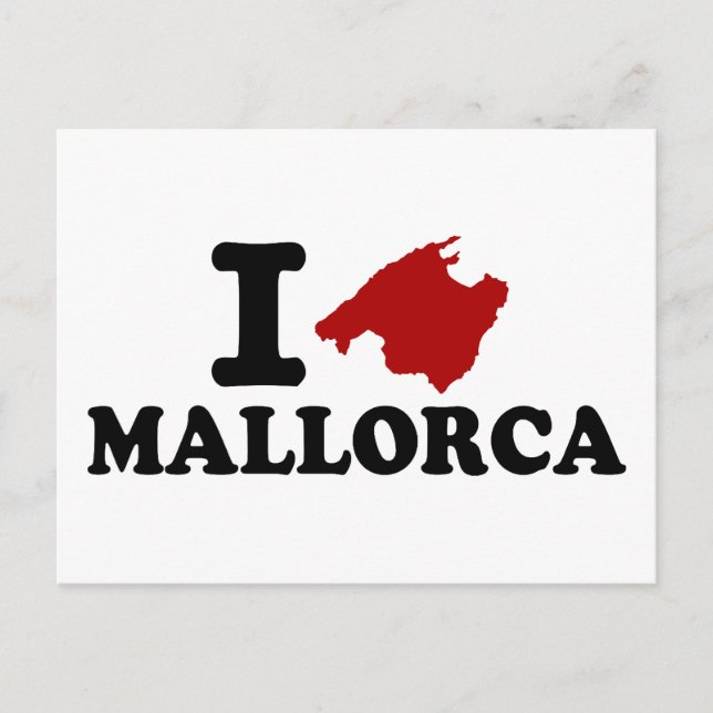 I love Mallorca Postcard (Front)