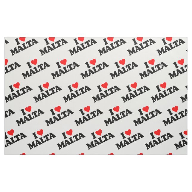 I LOVE MALTA FABRIC (Fat Quarter)