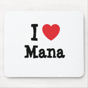 I love Mana heart T-Shirt Mouse Pad