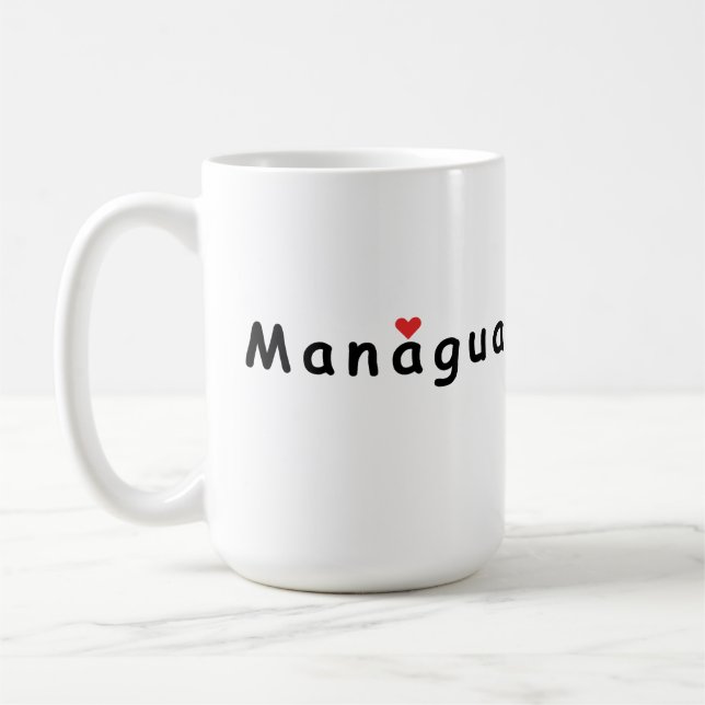 I love Managua Coffee Mug (Left)