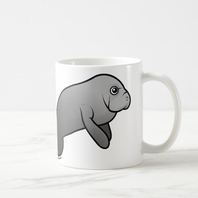 I Love Manatees Coffee Mug (Right)