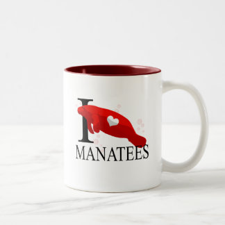 I Love Manatees Mugs