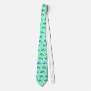 I Love Manatees Tie