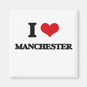 I love Manchester Magnet