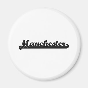 I love Manchester New Hampshire Classic Design Magnet