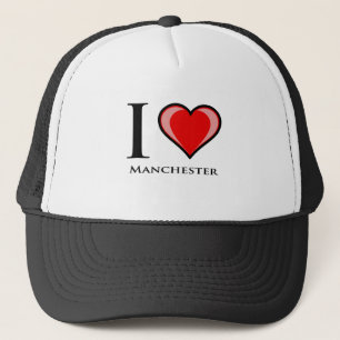 I Love Manchester Trucker Hat