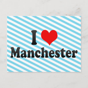 I Love Manchester, United Kingdom Postcard