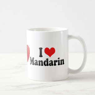 I Love Mandarin Coffee Mug