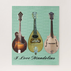 I LOVE MANDOLINS JIGSAW PUZZLE