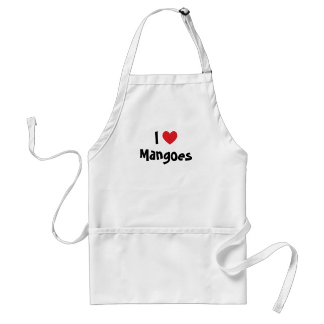 I Love Mangoes Standard Apron (Front)
