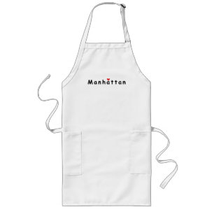 I love Manhattan  Long Apron