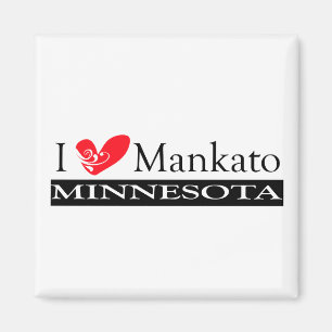 I Love Mankato Minnesota Magnet