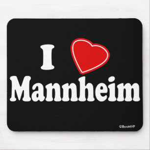I Love Mannheim Mouse Pad
