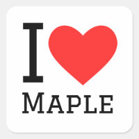 I love maple