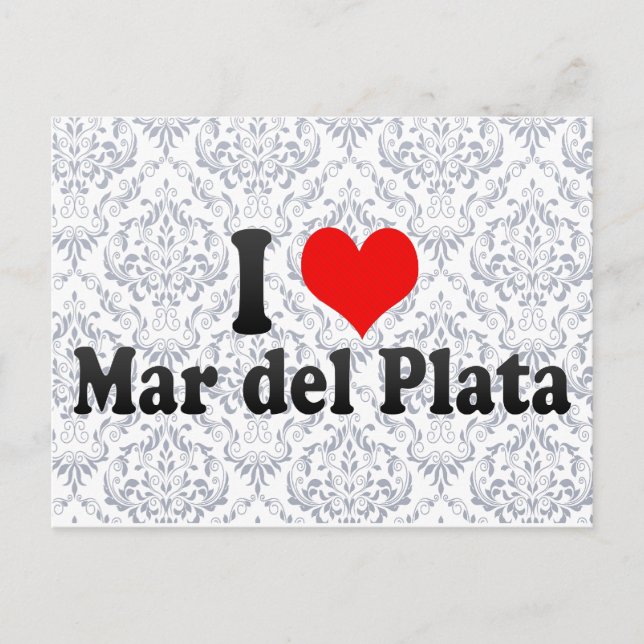 I Love Mar del Plata, Argentina Postcard (Front)