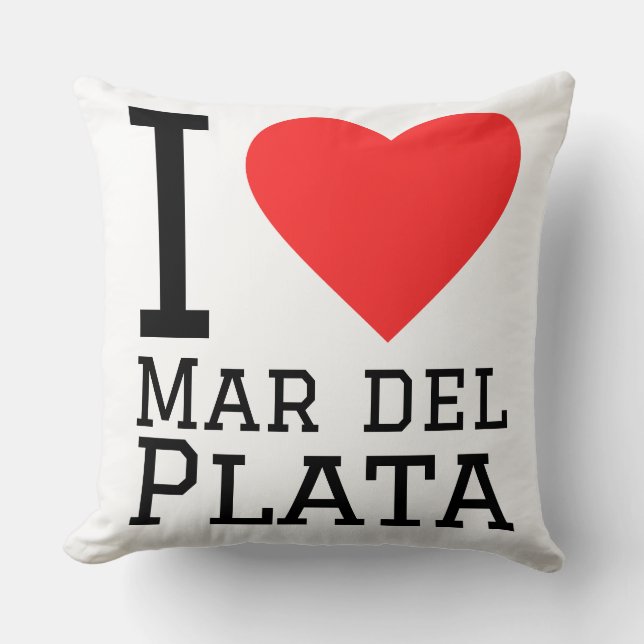 I love mar del plata cushion (Front)