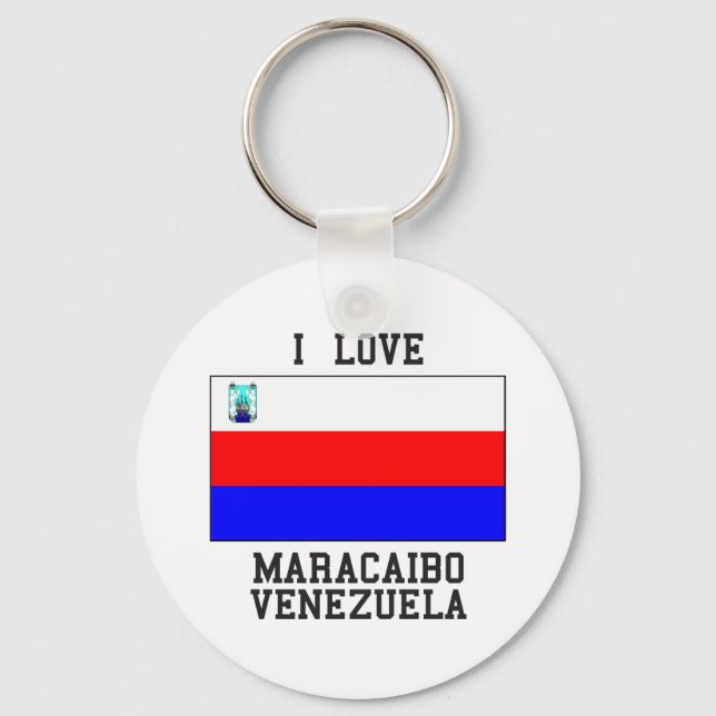 I Love Maracaibo Key Ring (Front)
