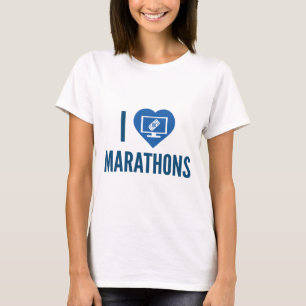 I Love Marathons T-Shirt