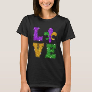 I Love Mardi Gras Shirt Mardi Gras Gift for Men_s