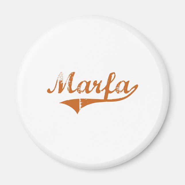 I Love Marfa Texas Magnet (Front)